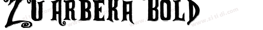 ZU Arbeka Bold字体转换